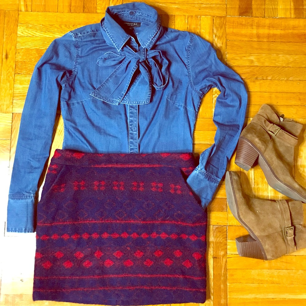 Forever 21 Woolen Mini Skirt